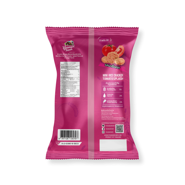 Mini Rice Cracker Tomato Splash flavor