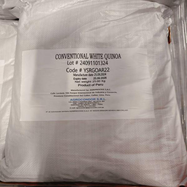 เมล็ดควินัวสีขาว