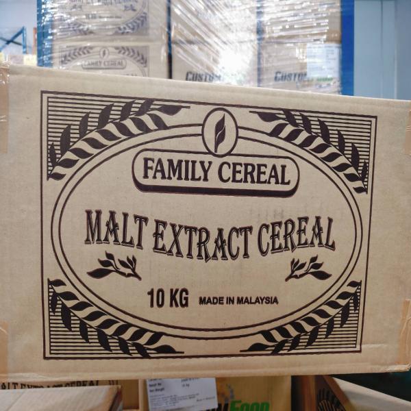 Instant malt extract cereal