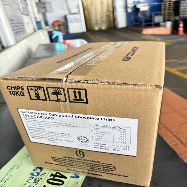 Butterscotch compound chocolate chips