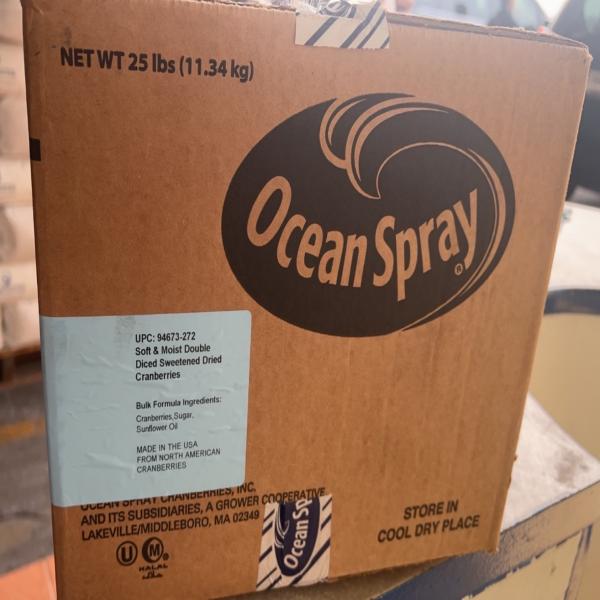 Soft & Moist Double Diced Sweetened Dried Cranberries