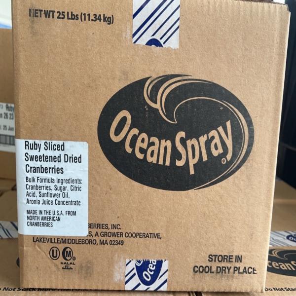 Ruby Sliced Sweetened Dried Cranberries