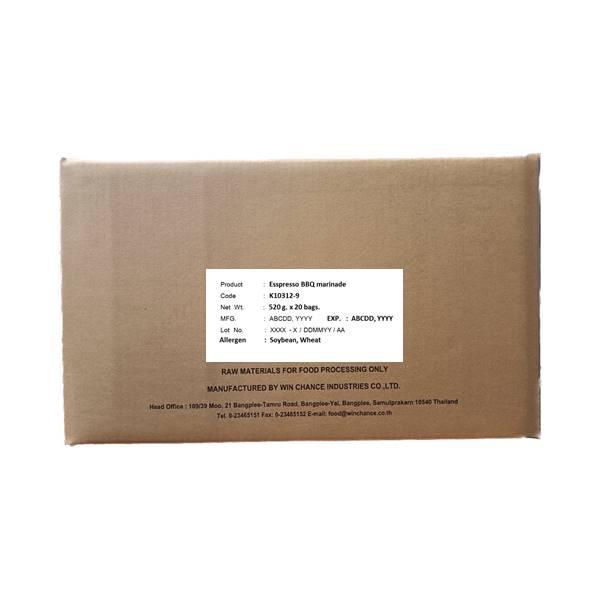 Espresso BBQ marinade K10312-9