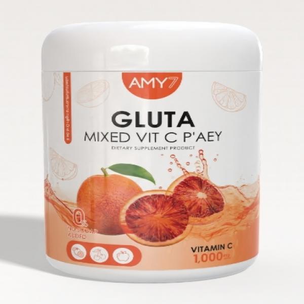 Gluta Mixed Vit C Dietary Supplement Product (P-AEY AMY 7 Brand)