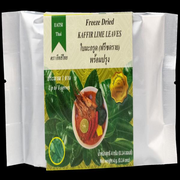 Freeze Dried Kaffir Lime Leaves Brand Eatsi Thai