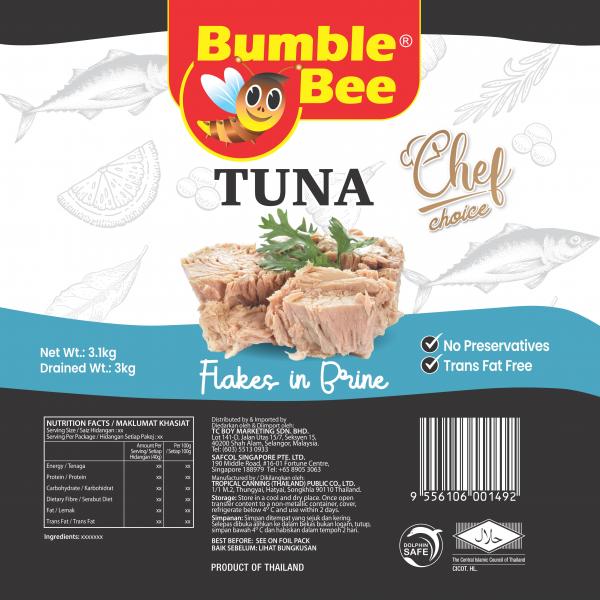 TUNA FLAKES IN BRINE