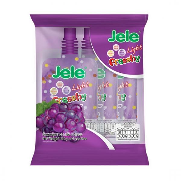Jelly Carrageenan with Konnyaku powder and 15% White Grape Juice Grape flavour