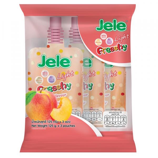 Jelly Carrageenan with Konnyaku powder and 15% White Grape Juice Peach flavour