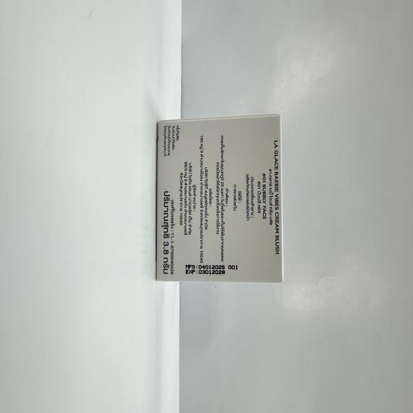 LA GLACE BAEBIE VIBES CREAM BLUSH #01 BUBBLY FACE (3.8g)