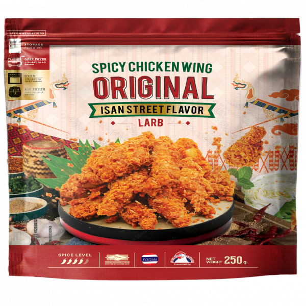 SPICY CHICKEN WINGS  (Larb )