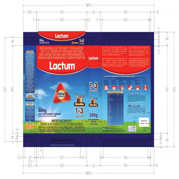 MILK SUPPLEMENT POWDER FOR CHILDREN 1-3 YEARS OLD - CHOCOLATE