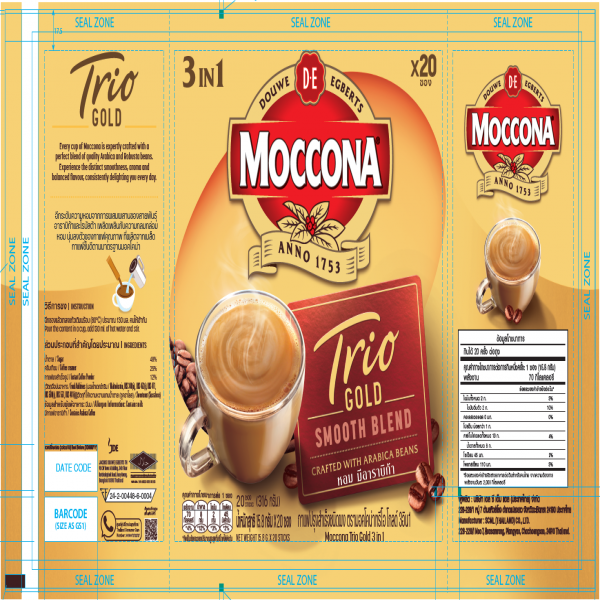 Moccona Trio Gold 3 in 1