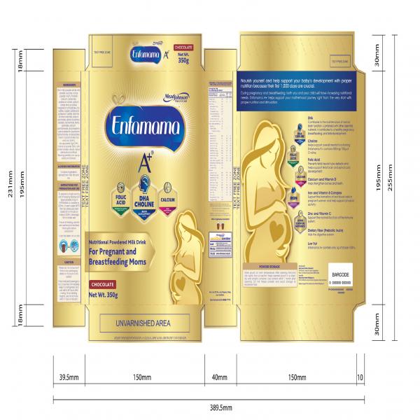 NUTRIRIONAL POWDERED MILK DRINK FOR PREGNANT AND BREASTFEEDING MOMS - CHOCOLATE