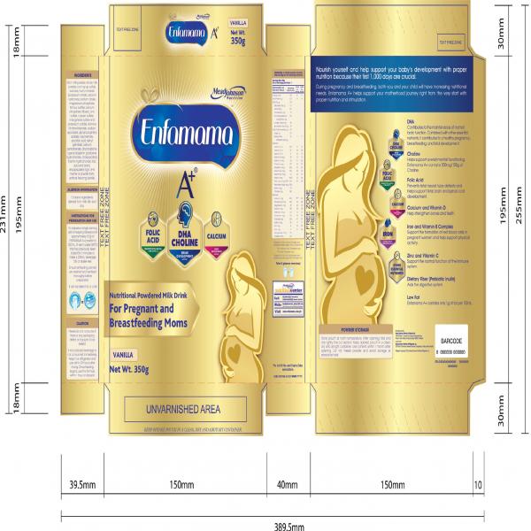 NUTRIRIONAL POWDERED MILK DRINK FOR PREGNANT AND BREASTFEEDING MOMS - VANILLA