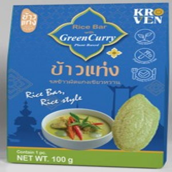 Rice Bar with Green Curry