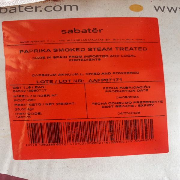 Paprika Smoked Powder / Spain