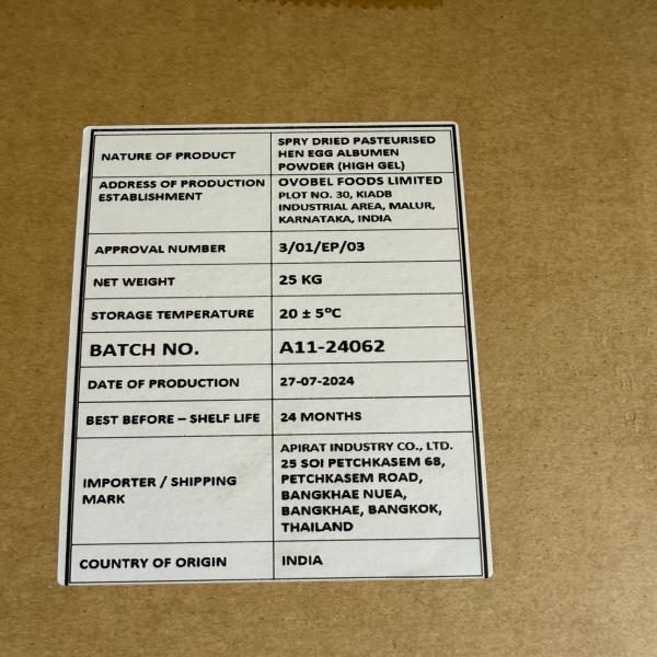 Egg Albumen Powder-High Gel