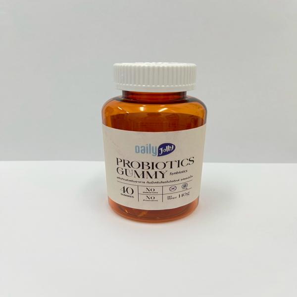 Dietary Supplement product Gummies Plus Probiotics Apple Flavor Daily Jolly brand