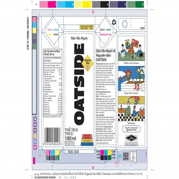 OATSIDE Original Oat Milk (180 ml.) (Vietnam)