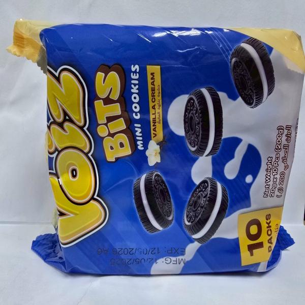 Voiz Mini Cookies Vanilla Cream Flavour