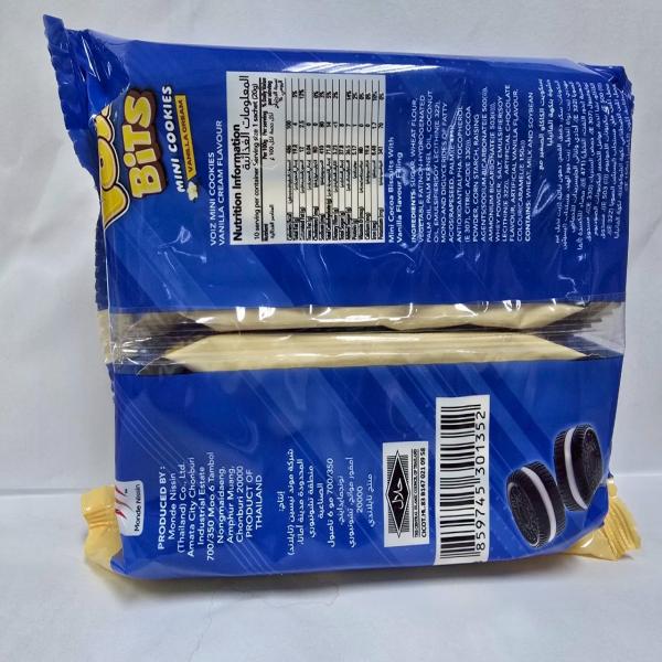 Voiz Mini Cookies Vanilla Cream Flavour