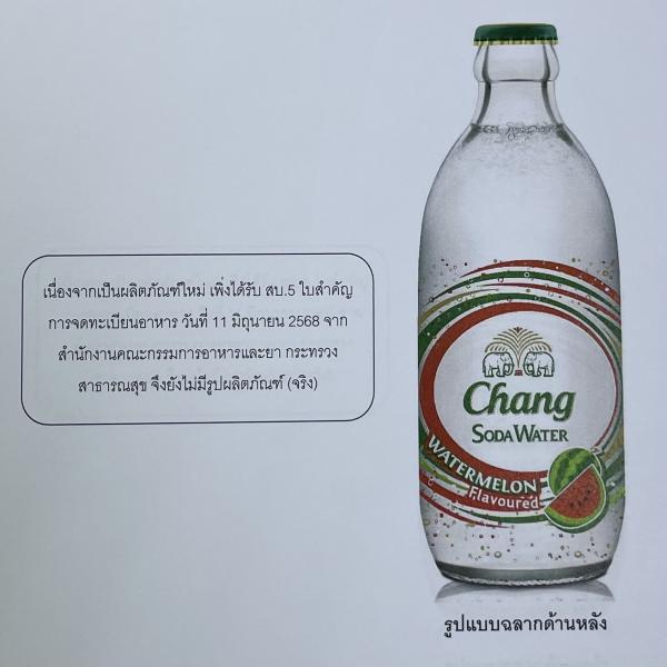 Chang SODA WATER WATERMELON Flavoured (For export only)