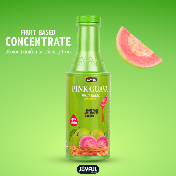 Pink guava fruit based concentrate
