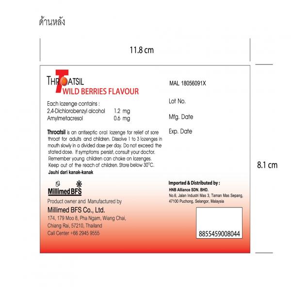 Throatsil Wild Berries Flavour [For distributed in Malaysia]