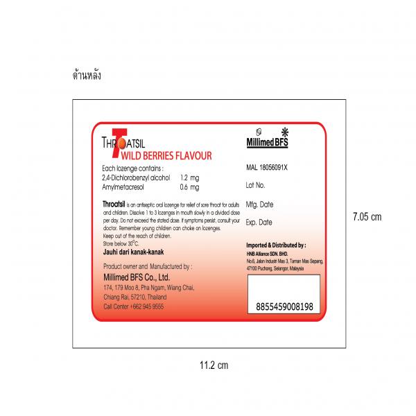 Throatsil Wild Berries Flavour [For distributed in Malaysia]