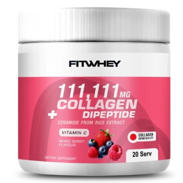 Collagen Dipeptide Plus Ceramide Rice Extract and Vitamin C Mixed berry Flavour