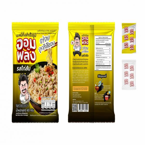 Instant Noodles Minced Chicken Flavor Jompalang Brand