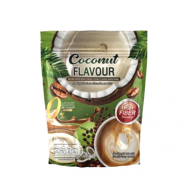 Instant Coffee Mixed Powder Coconut Flavour Jamsai Brand