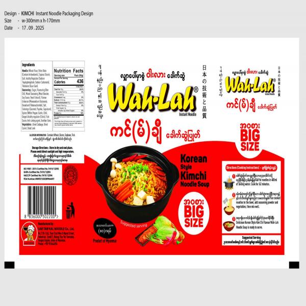 Korean Style Kimchi Noodle Soup