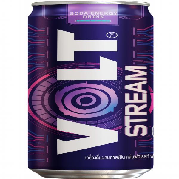 CARBONATED BEVERAGE WITH CAFFEINE FOREST FRUIT FLAVOUR