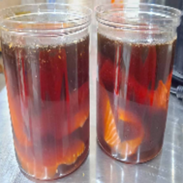 Truffle Soy Sauce Pickled Salmon