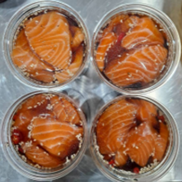 Truffle Soy Sauce Pickled Salmon
