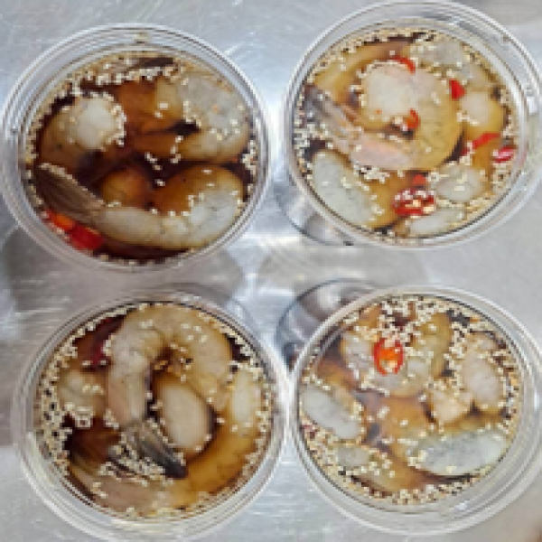 กุ้งดองซีอิ๊วทรัฟเฟิล