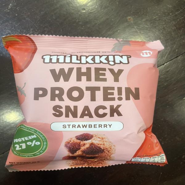 MILKKIN Whey Protein Snack, Strawberry Flavor