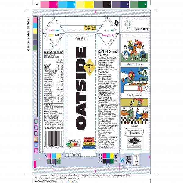 OATSIDE Original Oat Milk (180 ml..)
