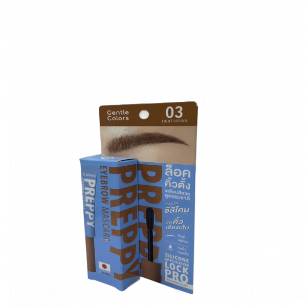 GENTLE COLORS PREPPY EYEBROW MASCARA 03 LIGHT BROWN