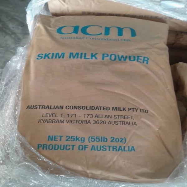 นมผงขาดมันเนย / Skim Milk Powder ACM Processing Pty Ltd VIC Australia