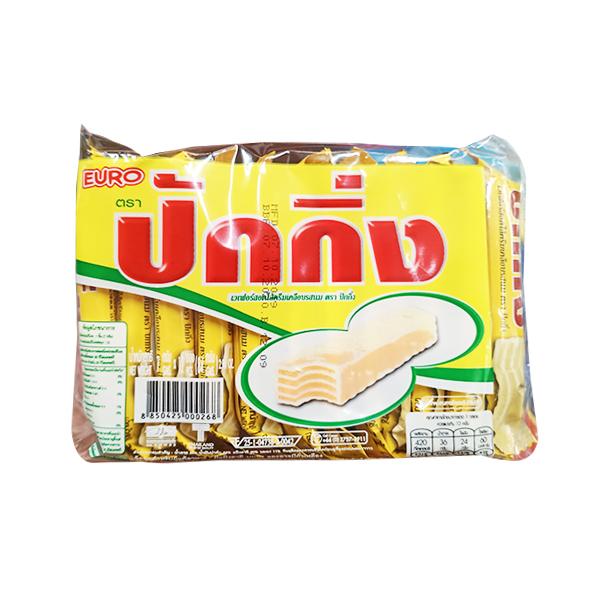 ขนมเวเฟอร์เคลือบครีมรสนม