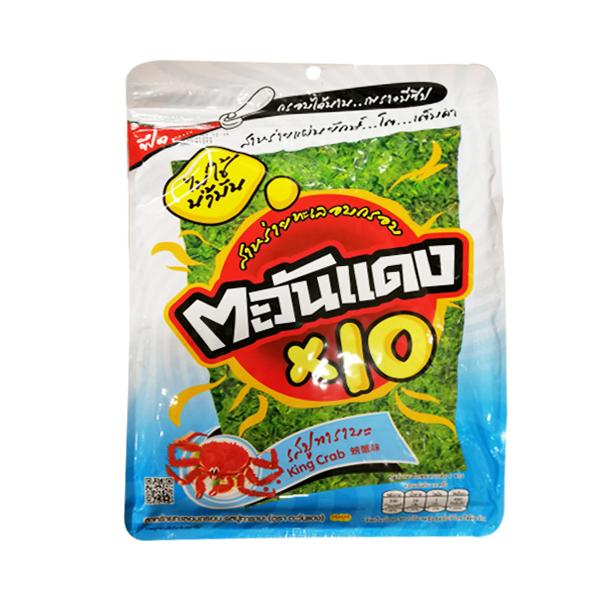 สาหร่ายทะเลอบกรอบ รสปูทาราบะ