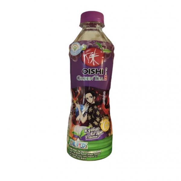 Oishi Green Tea Plus C (Japanese Style Green Tea Drink Kyoho Grape Flavour with Nata De Coco and Vitamin C) 280, 350, 370,  380, 400 g