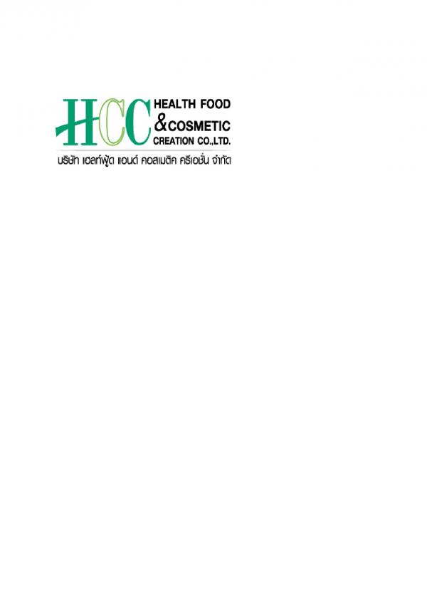 HEALTH FOOD & COSMETIC CREATION CO., LTD.